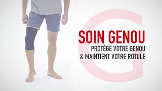 Soin genou  genouillère rotulienne Gibaud [upl. by Adnouqal]