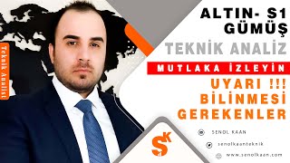 ALTIN ANALİZİ GÜMÜŞ ANALİZİ ALTIN S1 UYARI BİLİNMESİ GEREKENLER [upl. by Wolsky]