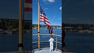 A 102yearold Steamship cruise at Lake Union Seattle 시애틀 유니온 호수에서 102년 된 증기선 유람선 타기 [upl. by Meek85]