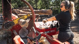 Pine Is Fine Don’t Get Worked Up About It  Brute Force 1424 Firewood Processor [upl. by Treborsemaj]