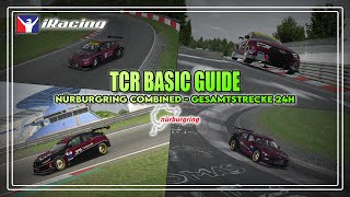 A Basic iRacing TCR Lap Guide Nürburgring Combined  For Civic Elantra Veloster amp Audi TCR [upl. by Neerual]