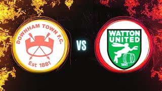 Downham Town vs Watton United  Norfolk Senior Cup SemiFinal  202324 [upl. by Nylynnej]