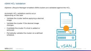 116 vSphere 7 Update 1 vSphere Lifecycle Manager vSAN Integration [upl. by Rutherfurd957]