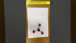 C3 Axis of Symmetry in BCL3🔥 chemistry experiment shorts iitjee iit neet education india [upl. by Nolahc86]