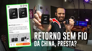 RETORNO DE PALCO SEM FIO E BARATO DO ALIEXPRESS [upl. by Dadirac208]