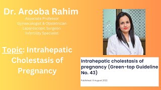 Intrahepatic Cholestasis of Pregnancy [upl. by Parshall]