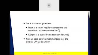 Concepts of Lex Tool and Lexical Analysis Part 1 [upl. by Nakada]