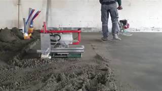 Clapa Floor Master Robot type 130  automatic floor screeding [upl. by Agnesse553]