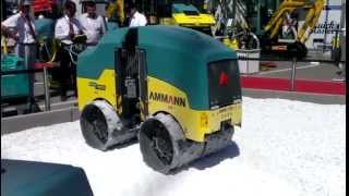 Траншейный каток AMMANN Rammax 1575 на СТТ 2014 [upl. by Acysej755]