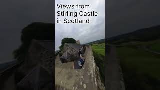 Stunning Stirling Castle View 🏰 Scotland shorts castles views [upl. by Kannav]