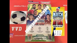 COUNTDOWN CALENDAR TOPPS MATCH ATTAX 2122 6 NEW LIMITED EDITION CARDS [upl. by Maggie]