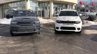 2018 SRT DURANGO VS 2018 SRT GRAND CHEROKEE [upl. by Nathanson717]