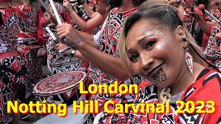 Embrace NOTTING HILL CARNIVAL 2023 London  Aug 28th  Batala  Brazilian sambareggae drumming Band [upl. by Grindlay]