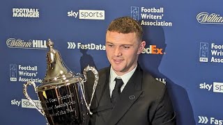 Newcastle Uniteds Kieran Trippier wins FWA NE Footballer of the Year 2023  FULL PRESENTATION [upl. by Nickles468]