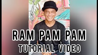 RAM PAM PAM  TUTORIAL VIDEO  LINE DANCE  MAY 2021 [upl. by Lanford]