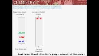 HPLC Two dimensional chromatorgaphy  LC x SEC animation [upl. by Colline830]