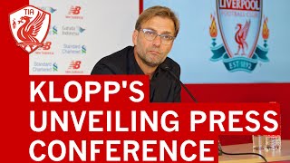 JURGEN KLOPPS FIRST LIVERPOOL FC PRESS CONFERENCE IN FULL [upl. by Maddie]