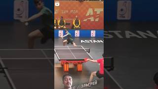 Benjamin Faraji Vs Wang Chuqin benyaminfaraji wangchuqin worldtabletennis worldpingpong [upl. by Kusin]