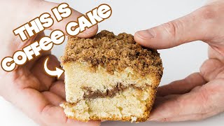 Classic Homemade Coffee Cake Recipe [upl. by Irwinn]