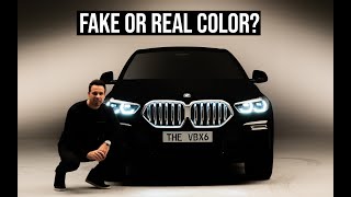 EXCLUSIVE VIDEO BMW X6 Vantablack  Fake Or Real Color [upl. by Carboni]