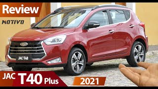 Novo JAC T40 plus 2021 review completo vale a pena [upl. by Yerd]