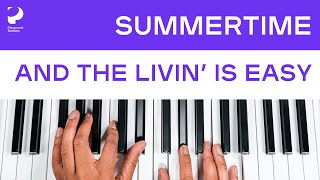 How to play Summertime on the piano  Playground Sessions [upl. by Paz]