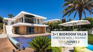 Luxury Villa with Private Pool in Porto de Mós Lagos  West Algarve Portugal [upl. by Robina]