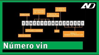 Número VIN lo dice todo de tu auto ¿Cómo leerlo Aprende Dinámico [upl. by Soutor]