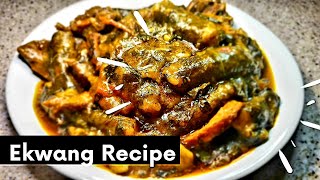 Ekwang Recipe African Delicacy Dish [upl. by Esertal848]