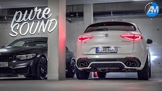 Stelvio Quadrifoglio 510hp  pure SOUND💥 [upl. by Constant]