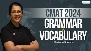 CMAT 2024 Grammar amp Vocabulary  Shabana Shahab cmat2024 [upl. by Onaicul]