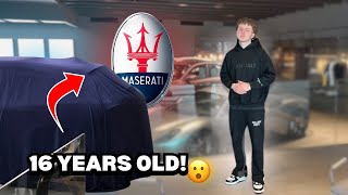 BUYING A MASERATI GRANTURISMO AT 16  VLOG 2 [upl. by Meihar]