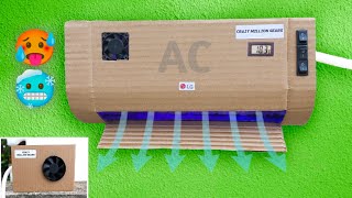 How to make AC  Smart Air Conditioner At Home  Powerful AC [upl. by Hanser]