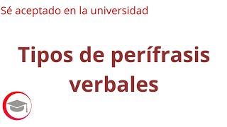 Tipos de perífrasis verbales [upl. by Eenar]