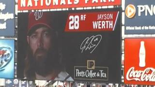 Washington Nationals Starting Lineup Home Opener 2014 [upl. by Adnocahs]