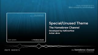 The Homebrew Channel Wii  SpecialUnused Theme [upl. by Modestia904]