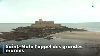 SaintMalo lappel des grandes marées [upl. by Eiramyllek]