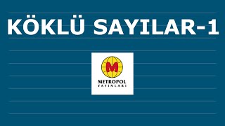 YÖS MAT1 KÖKLÜ SAYILAR1 [upl. by Akimit]