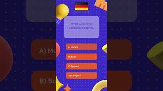 What was West Germanys capital Trivia Quiz [upl. by Hoy]