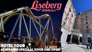 Achtbanen speciaal voor ons open  Liseberg  Grand Curiosa Hotel Tour [upl. by Antebi]