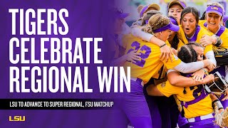 LSU Softball 2021 Regional Champs Celebration [upl. by Kama]