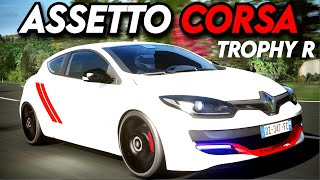 Renault Megane 3 RS TrophyR in Assetto Corsa [upl. by Amsirahc]