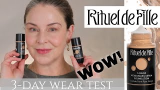 NEW Rituel de Fille 3 Drop Serum Foundation  3 DAY WEAR TEST Spoiler THIS IS BEAUTIFUL [upl. by Laved]