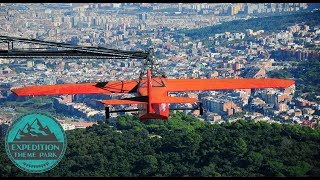 The Historic Tibidabo Amusement Park  Barcelona Spain  Expedition Theme Park [upl. by Lunneta949]