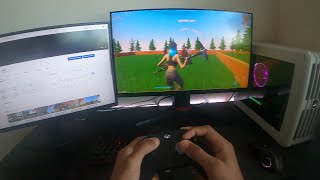 Fortnite but You Are Me POV  Controller Claw HandCam 🤩 [upl. by Annair897]