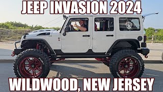 JEEP INVASION 2024 WILDWOOD NEW JERSEY [upl. by Caralie]