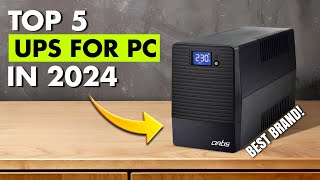 Top 5 Best UPS For Computer In India 2024  UPS For Computer Under 3000  UPS For PC  UPS For Home [upl. by Yekcim]