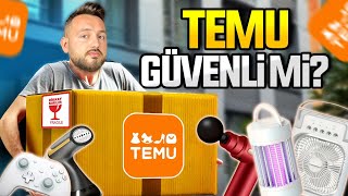 Herkesin merak ettiği TEMU nedir Güvenli mi  Sipariş verdik [upl. by Karyn]