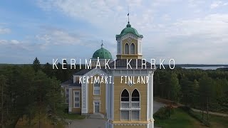 Kerimäen Kirrko  Kerimäki Finland Worlds largest wooden church  DJI Phantom 3 Professional [upl. by Aicela742]