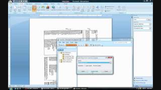 How to scan document using Word 2007 [upl. by Aicac582]